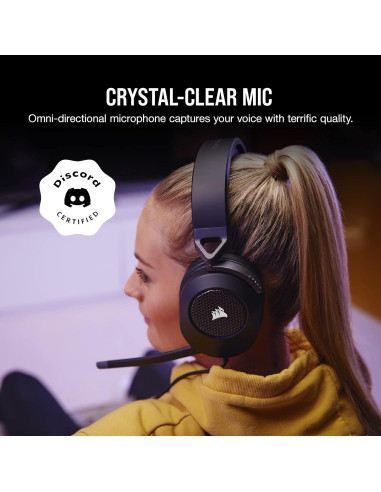 Auriculares Gaming CORSAIR HS65 SURROUND - Dolby Atmos - 3.5mm