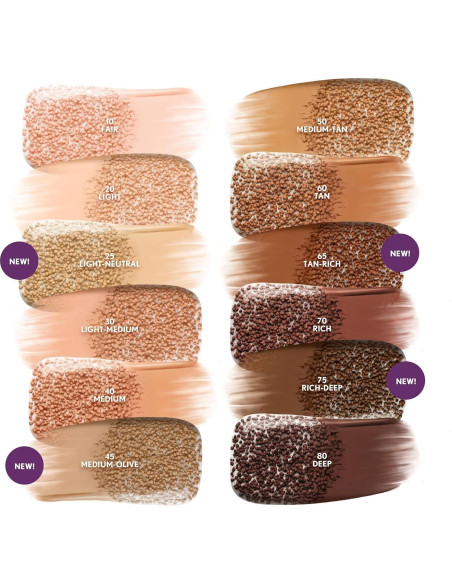 Base de Maquillaje Híbrida Covergirl Simply Ageless 45 Medio-Oliva 28.35g