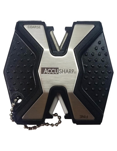 Afilador de cuchillos AccuSharp Diamond Pro 2 pasos negro