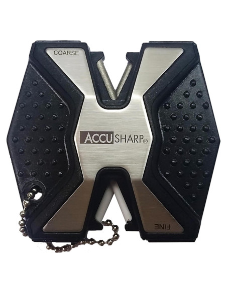 Afilador de cuchillos AccuSharp Diamond Pro 2 pasos negro