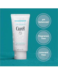 Curel Gel Limpiador Facial Suave 127.6 g para Piel Sensible 2