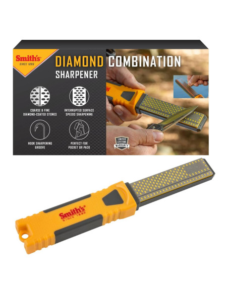 Afilador Combinado de Diamante Smith DCS4 - 2 Etapas, Portátil