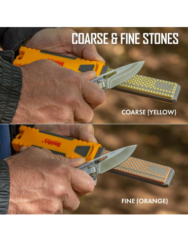 Afilador Combinado de Diamante Smith DCS4 - 2 Etapas, Portátil