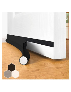 Bloqueador de Corrientes de Aire SYIPO 94 cm Negro Aislante