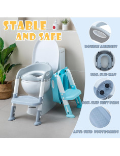 Asiento de Entrenamiento para Baño EGREE Plegable Antideslizante 2