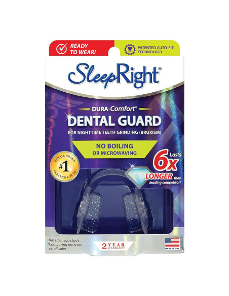 Protector Bucal SleepRight Dura-Comfort para Bruxismo - 1 Cuenta