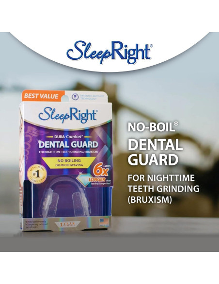 Protector Bucal SleepRight Dura-Comfort para Bruxismo - 1 Cuenta