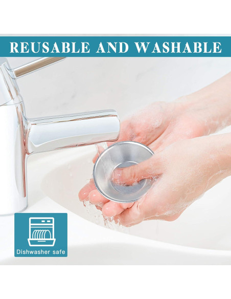 25 Moldes para Tartas de Huevo Milkary de Aluminio Reutilizables