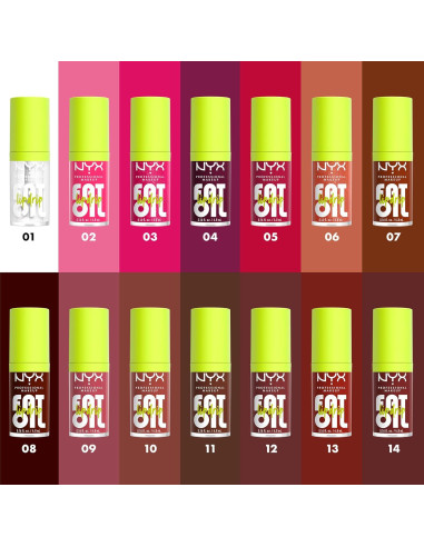 Brillo Labial Hidratante NYX 4.73 ml - Fat Oil Lip Drip Transparente