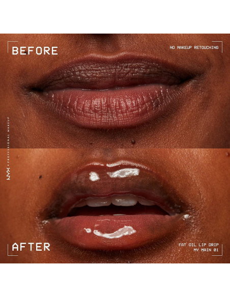 Brillo Labial Hidratante NYX 4.73 ml - Fat Oil Lip Drip Transparente