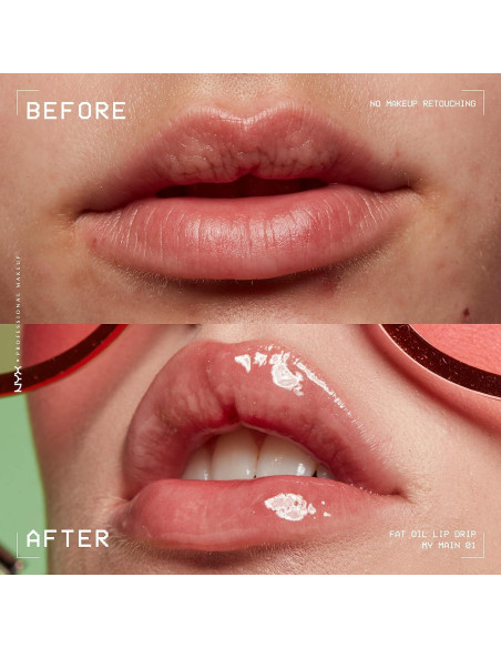 Brillo Labial Hidratante NYX 4.73 ml - Fat Oil Lip Drip Transparente