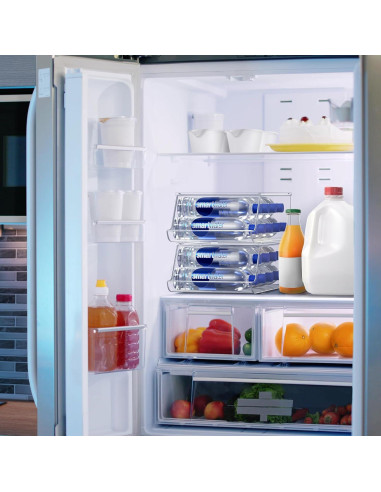 Organizador de Botellas de Agua Sorbus - Dispensador para Nevera (Juego de 2)