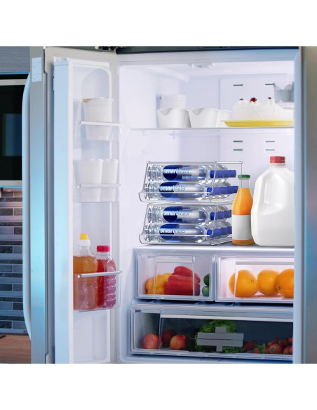 Organizador de Botellas de Agua Sorbus - Dispensador para Nevera (Juego de 2)