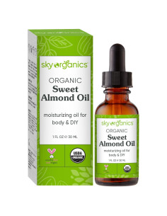 Aceite de Almendra Dulce Orgánico Sky Organics 29.57 ml Hidratante