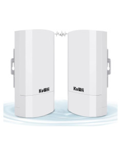 Puente Inalámbrico KuWFi CPE120 300Mbps 1KM Exterior