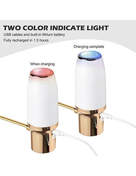 Dispensador de vino eléctrico WINIRINA decantador recargable Dispensador de vino eléctrico WINIRINA decantador recargable