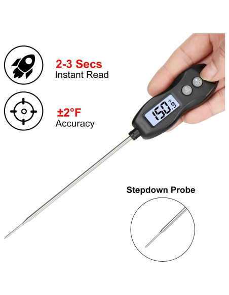 Termómetro Digital de Carne BRAPILOT a Prueba de Agua 300C