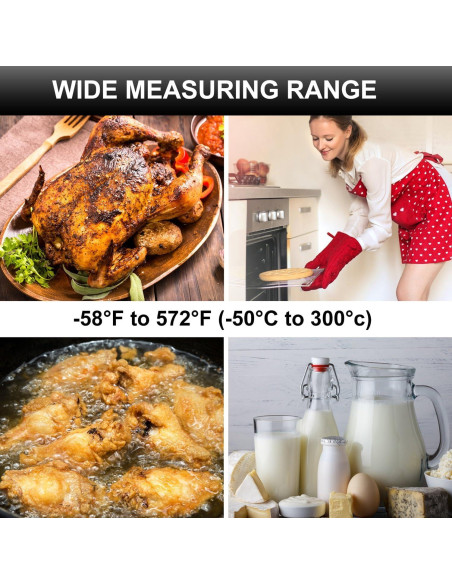 Termómetro Digital de Carne BRAPILOT a Prueba de Agua 300C