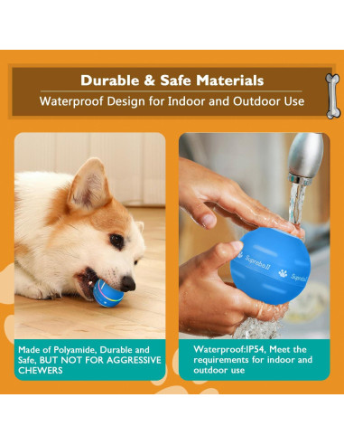 Juguete Interactivo para Perros PetDroid Bola Automática Azul