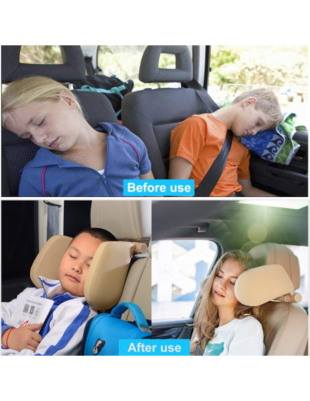 Almohada de Reposacabezas Ajustable Heapany para Coche