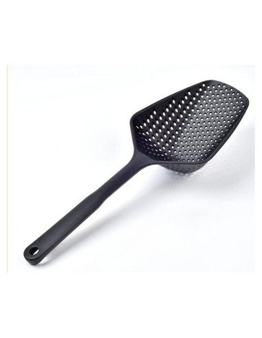 Colador de Nylon ASEANAO con Mango Largo 34.5x12.5cm Negro
