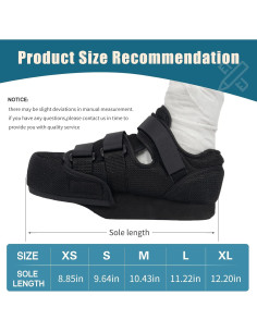 Zapato Médico Post-Operación GHORTHOUD Tamaño S Antideslizante 2