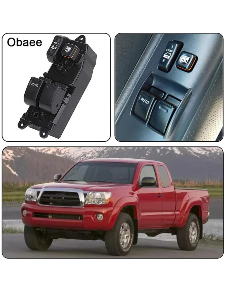 Interruptor Ventana Eléctrica Obaee Toyota 2000-2011 12V
