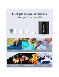 Bomba de Aire Portátil FLEXTAILGEAR TY2X 4kPa Recargable 2