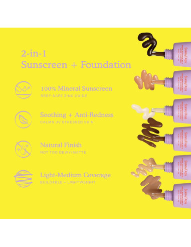 Protector Solar Mineral Tinteado SPF 30 Tower 28 Beauty 29.57 ml