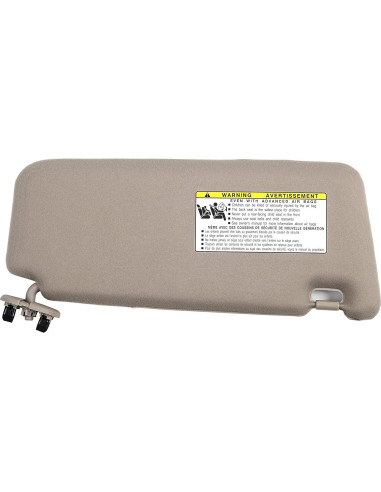 Visera de Sol Beige Izquierda Ezzy Auto para Toyota Camry 2007-2011