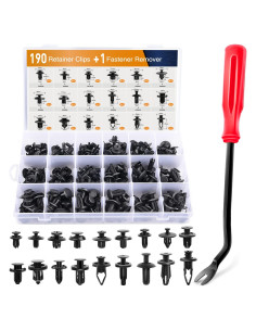 GOOACC 190 Pcs Clips de Retención Automotriz + Removedor