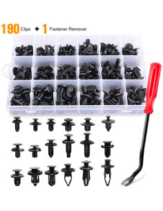 GOOACC 190 Pcs Clips de Retención Automotriz + Removedor 2