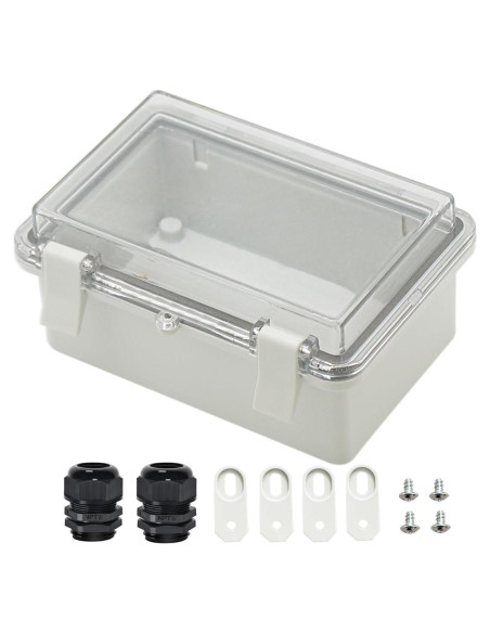 Caja de Conexiones Zulkit IP65 Plástico ABS 150x100x70mm