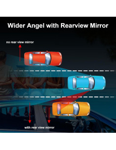 Espejo de Punto Ciego LivTee HD Convexo 2 Piezas 2