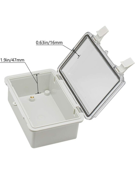 Caja de Conexiones Zulkit IP65 Plástico ABS 150x100x70mm