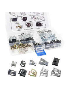 100 Clips U de Metal para Panel de Recorte VW Audi BSAMZO