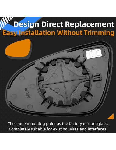 Espejo Lateral Derecho Toyota Corolla 2014-2019 Calefacción