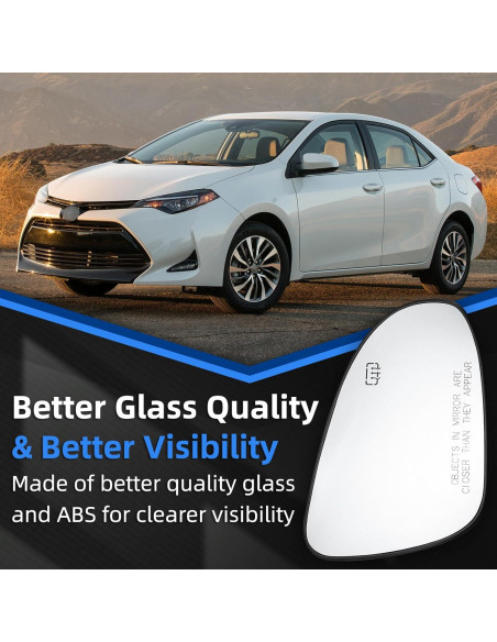 Espejo Lateral Derecho Toyota Corolla 2014-2019 Calefacción