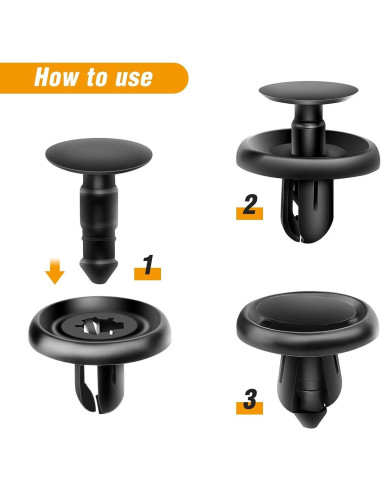 Clips de Retención GOOACC GRC-32 para Toyota y Lexus 100 Pcs