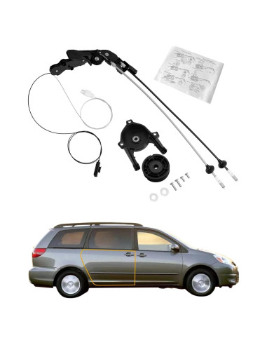 Cable de Puerta Deslizante Derecho Gledewen Toyota Sienna 2004-2010