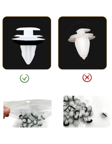 20 Sujetadores de Panel de Recorte TOPCNOEM para Toyota y Lexus