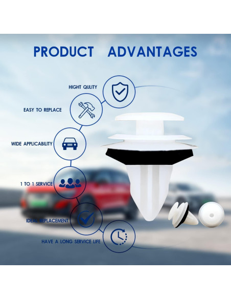 20 Sujetadores de Panel de Recorte TOPCNOEM para Toyota y Lexus