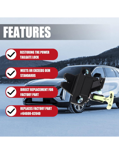 Actuador de Cerradura Maletero FEXON Toyota Corolla 2009-2013