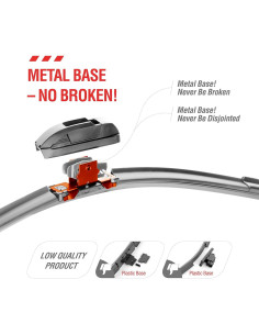 Cuchillas de Limpiaparabrisas BERG REGEN 24+18 cm para Toyota y más 2