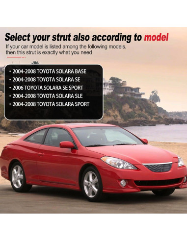 Amortiguadores de Capó Delantero Vepagoo PM9042 Toyota Solara 2004-2008