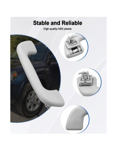 Asa de Techo Interior Toyota TIKSCIENCE 4 Pcs Gris 2