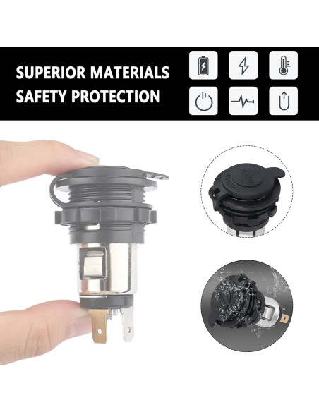 Toma de Encendedor 12V Carleef para Automóvil y Barco