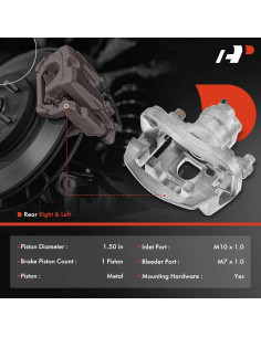 Caliper de Freno de Disco A-Premium para Toyota Highlander 2004-2007 - Juego de 2 Piezas 2