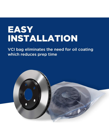 Rotor de Freno Wagner BD126489E Trasero para Lexus/Toyota