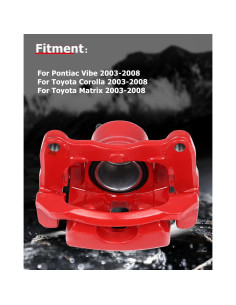 Calipers de Freno Delanteros cciyu para Pontiac Vibe y Toyota 2